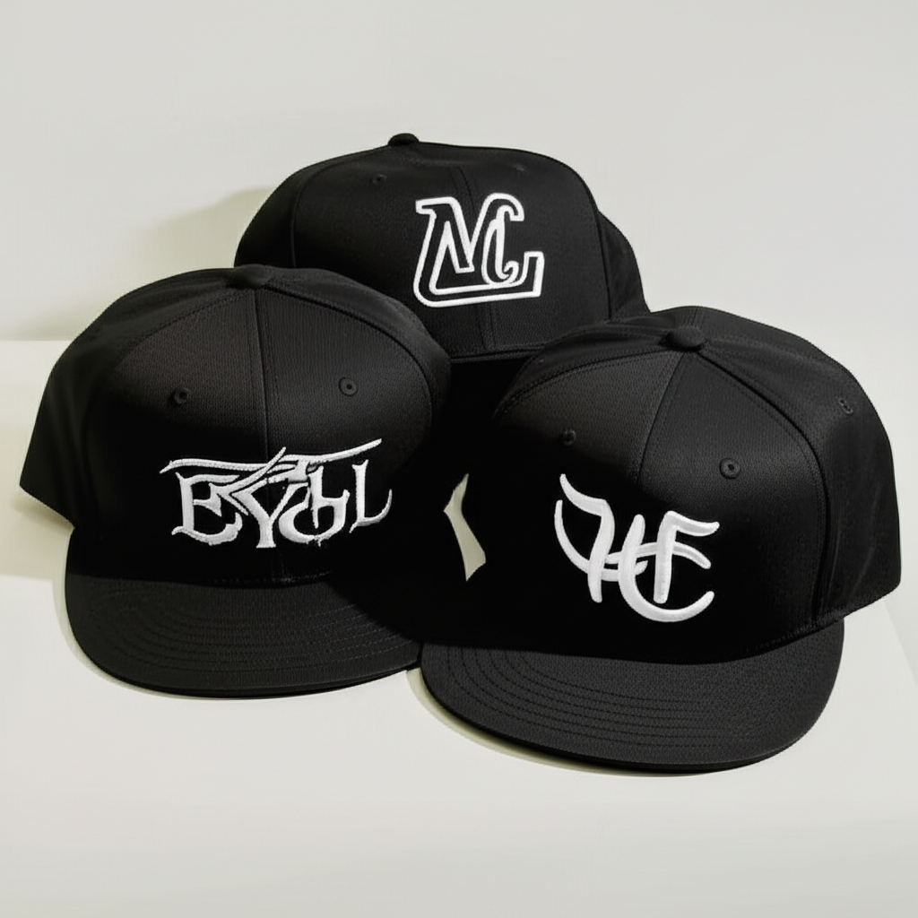 Black Logo Snapback